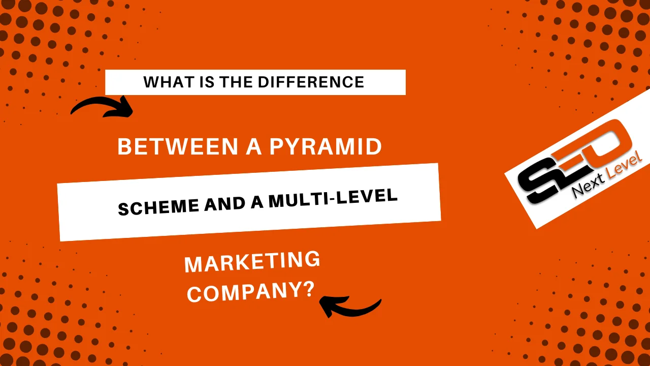 what is the difference between a pyramid scheme and a multi-level marketing company?
