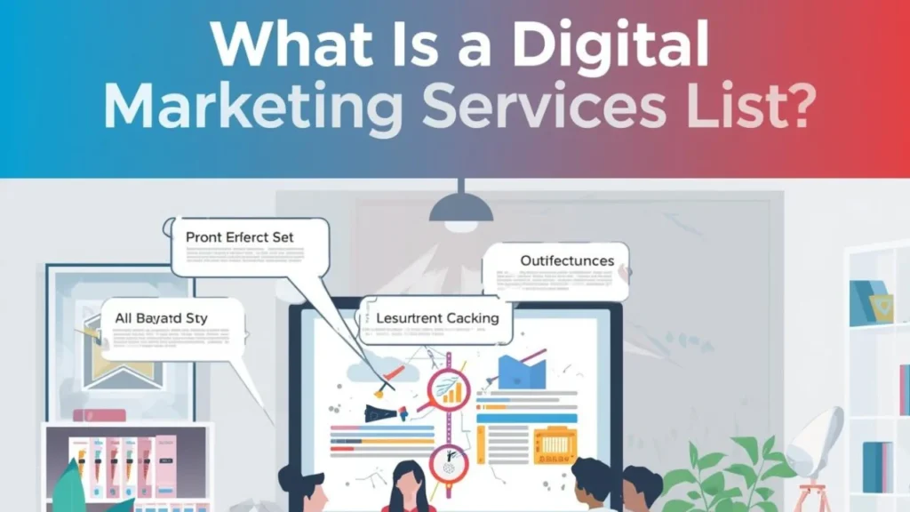 What Is a Digital Marketing Services List?