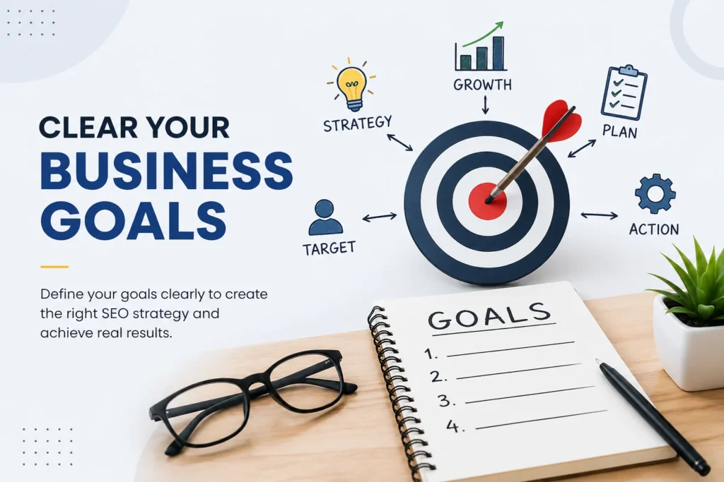 Clear your business goals 