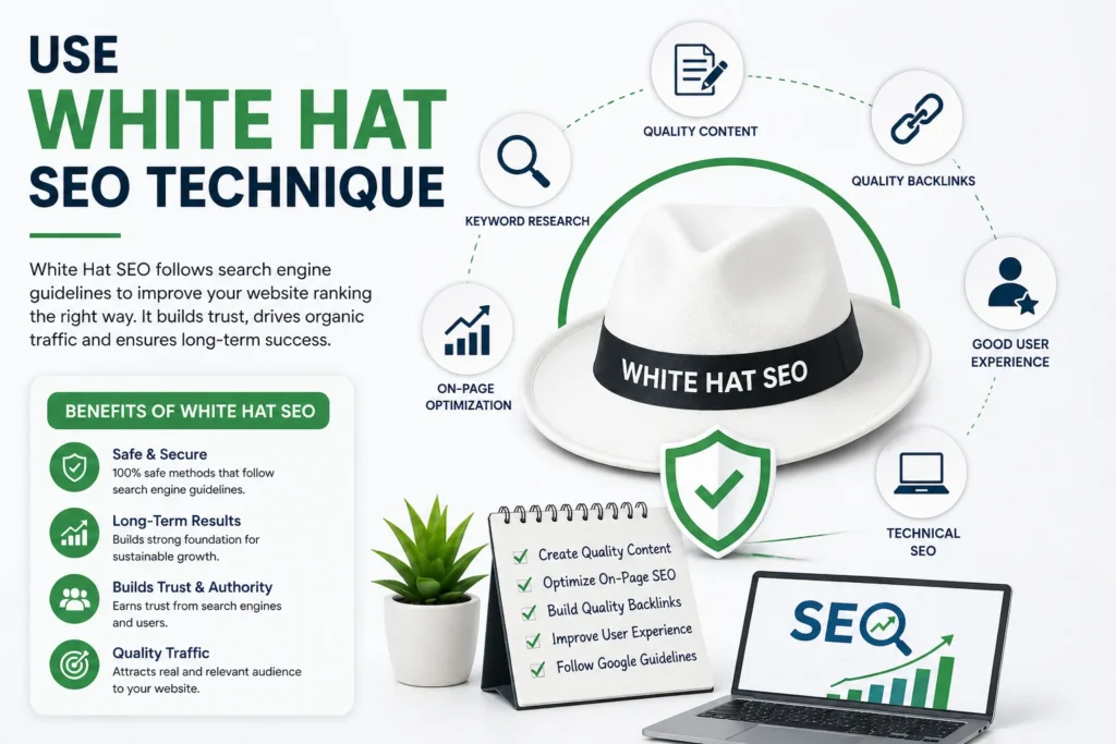 Use White Hat SEO technique
